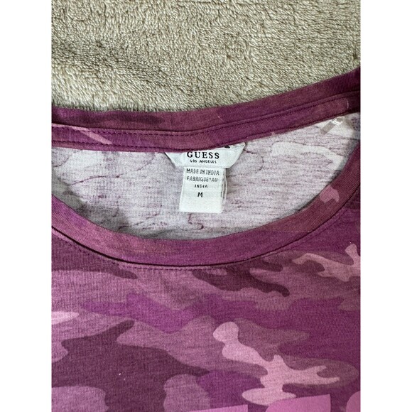 GUESS Cropped Shirt camou print Size M - Picture 5 of 12